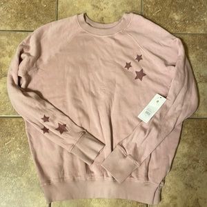 Spiritual Gangster Peace Love and yoga sweatshirt Mauve color